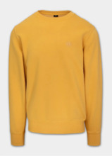 PIT BULL Washed Men&#39;s Sweatshirt &quot;Lancaster II&quot; - Yellow