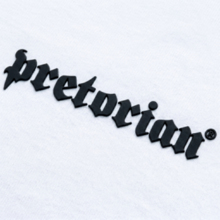 Koszulka Pretorian Ringer "Logo" 3D - biała