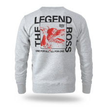 Dobermans Aggressive &quot;THE LEGEND BOSS BC382&quot; Sweatshirt - Gray