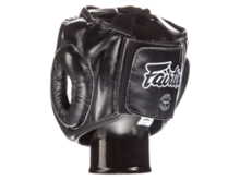 Head protector sparring boxing helmet FAIRTEX HG3 (black) &quot;Full Coverage Style&quot; &quot;K&quot;