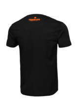 T-shirt PIT BULL &quot;Orange dog&quot; - black