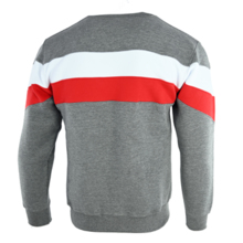 Gray striped patriotic sweatshirt Aquila &quot;Polska&quot;
