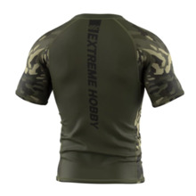 Short sleeve rashguard męski Extreme Hobby | JUNGLE PANTHER - khaki
