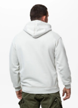 Bluza z kapturem PIT BULL Washed "ORLANDO" - biały