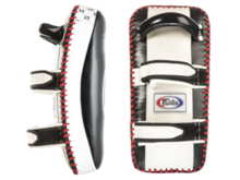  TARCZE TAJSKIE "PAO" FAIRTEX KPLC2 (black/white/red) "Standard" zakrzywiona - PARA - 2SZT "K"
