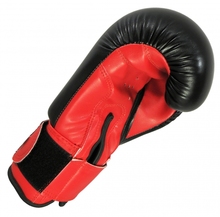 Rękawice bokserskie Masters RPU-2A czarno/czerwone