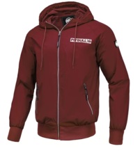 PIT BULL &quot;Athletic Logo&quot; spring jacket &#39;23 - burgundy