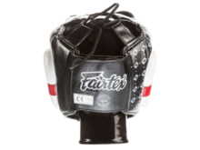 Head protection boxing sparring helmet FAIRTEX HG10 (black) "Super Sparring" "K"