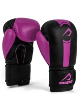 Rękawice bokserskie dla dzieci Overlord "Boxer" - czarno/różowe
