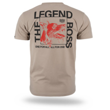 Koszulka T-shirt Dobermans Aggressive "THE LEGEND BOSS" TS382 - beżowa