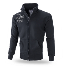 Dobermans Aggressive zip-up sweatshirt &quot;VIKING DRAKKAR BCZ113&quot; - black
