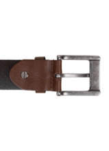 PIT BULL "Classic I" Leather Belt - Brown