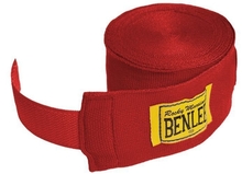 Bandaż bokserski elastyczny BENLEE 2 m - czerwony