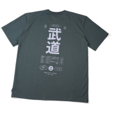 Koszulka T-shirt Oversize Ground Game "Budo" - grafitowy