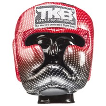 Kask bokserski sparingowy Top King  TKHGSS-01RD "SUPER STAR" (red)  "K"