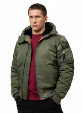 Kurtka zimowa PIT BULL "Encino" - oliwkowa