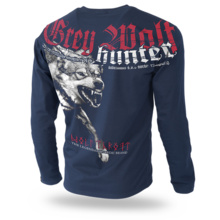 Longsleeve Dobermans Aggressive "GREY WOLF" LS200" - granatowy