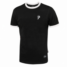 Pretorian Ringer "P" 3D T-Shirt - Black