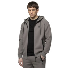 PIT BULL "DOGWOOD" Men's Zip-Up Hoodie - Taupe