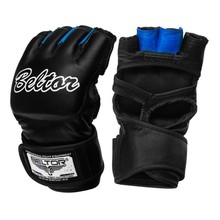 MMA gloves Beltor "Blade" - black and blue