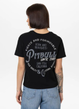 Koszulka damska Oversize PIT BULL "LOYAL" - czarny