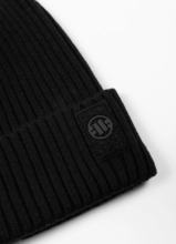 Czapka zimowa PIT BULL "VELCRO LOGO" - czarny