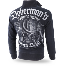 Dobermans Aggressive &quot;Black Devil BCZ198&quot; zipped sweatshirt - black