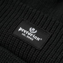 Pretorian "Ribbed Logo" Winter Hat - Black
