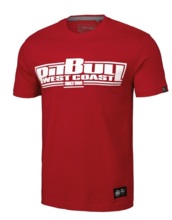 Koszulka PIT BULL "Classic Boxing" '22 - czerwona