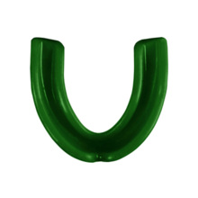 Octagon gel mouthguard &quot;JAW&quot; single - black / green