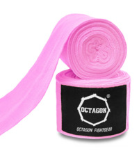 Bandaże bokserskie owijki Octagon 3 m - różowe