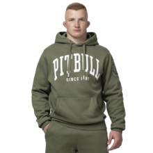 PIT BULL "Norton" Men's Hoodie - Olive