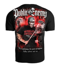 Koszulka T-shirt "Nie pytamy ilu jest wrogów" odzież uliczna - czarna