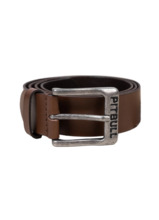 PIT BULL "Classic I" Leather Belt - Brown