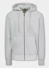 Bluza rozpinana z kapturem PIT BULL Washed "HACKETT" - biały