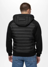 Kurtka hybrydowa przejściowa z kapturem PIT BULL "PALOMAR" - czarny