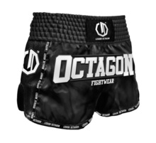 Kickboxing/Muay Thai Legion Octagon Future PREMIUM shorts - black/white