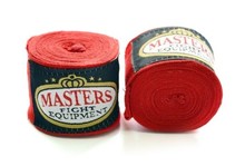 Boxing bandage elastic wraps 3m Masters red
