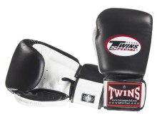 Rękawice bokserskie TWINS SPECIAL BGVL-3T (black/white palm)  "K"