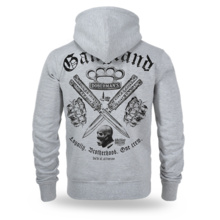 Dobermans Aggressive &quot;ONE CREW GANGLAND BZ384&quot; Zip-Up Hoodie - Gray