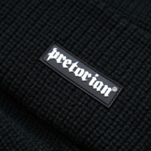 Pretorian "Ribbed Logo 3D" Winter Hat - Black
