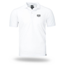 Dobermans Aggressive "Basic Logo" Polo Shirt TSP357 - White