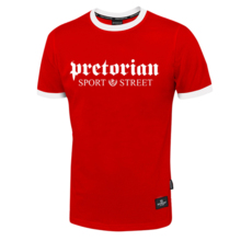 Koszulka Pretorian Ringer "Sport & Street" - czerwona