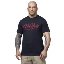 Koszulka męska PIT BULL "EL JEFFE" - ciemny granatowy