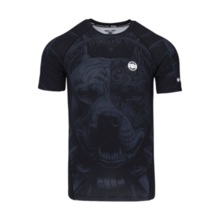 Men's PIT BULL "WORLD" Rashguard Shortsleeve - Black