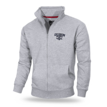 Dobermans Aggressive zip-up sweatshirt &quot;NORDIC BRAND BCZ201&quot; - gray