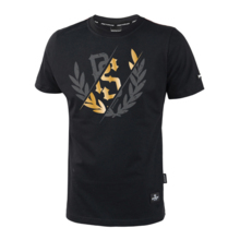Koszulka Pretorian "PS Grey-Gold" - czarna