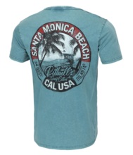 Pit Bull Denim Washed Oceanside men&#39;s T-shirt - light blue