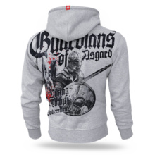 Dobermans Aggressive zip-up hoodie &quot;GUARDIAN OD ASGARD BZ197&quot; - gray