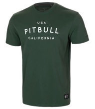 Koszulka męska Pit Bull Garment Washed USA California - zielona